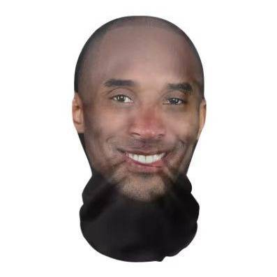 Kobe James Jordan Curry face performance spoofing the whole face, full face 3D mask Barackla Fifth