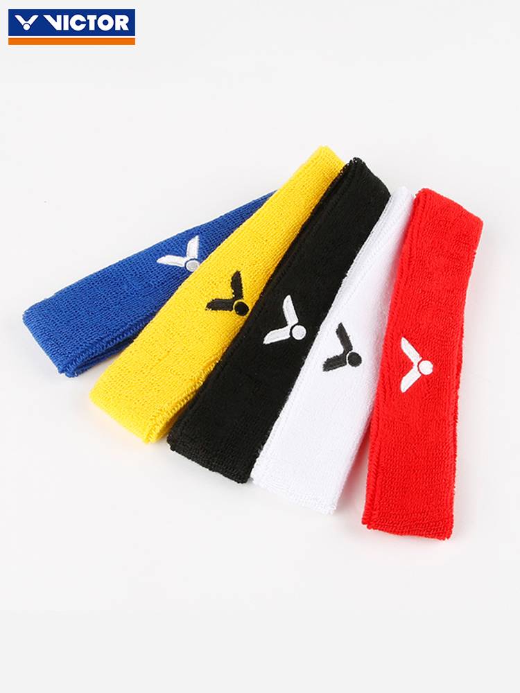 Victor victory and sweat -absorbing band sweat -absorbing head with a men's sports headscarf running women's head hoop