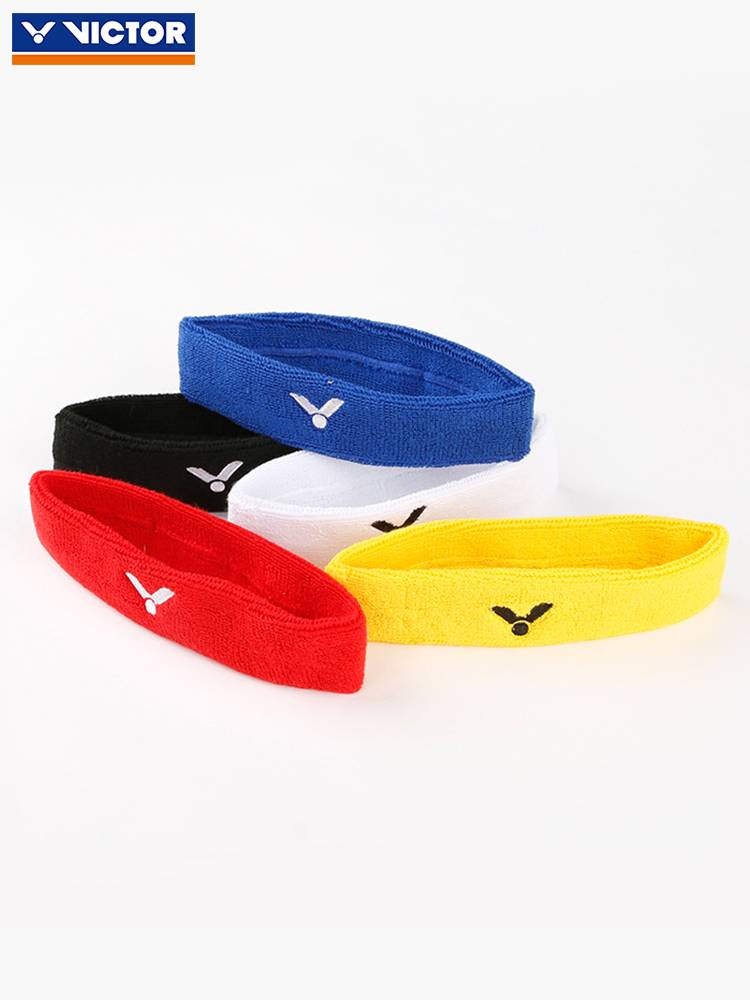 Victor victory and sweat -absorbing band sweat -absorbing head with a men's sports headscarf running women's head hoop
