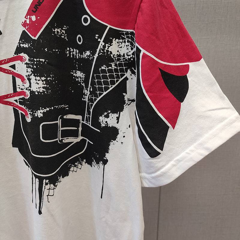 Wide brand rugby series sports summer children's clothing short -sleeved round neck loose T -shirt boy top big logo