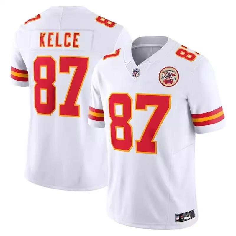 NFL Kansas City Chief Chiefs Rugby Uniform No. 87 Travis Kelce jersey embroidery sportswear