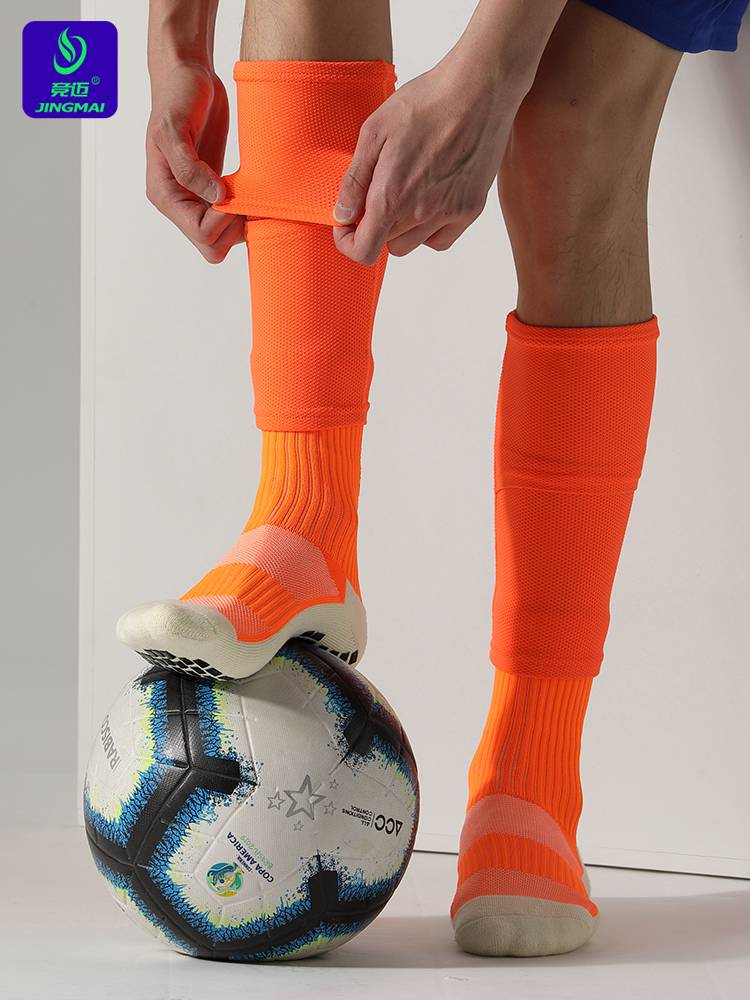 2024 New Legs and socks Set Men's Football Legs Fixed Set Children's Anti -Board Football Sock