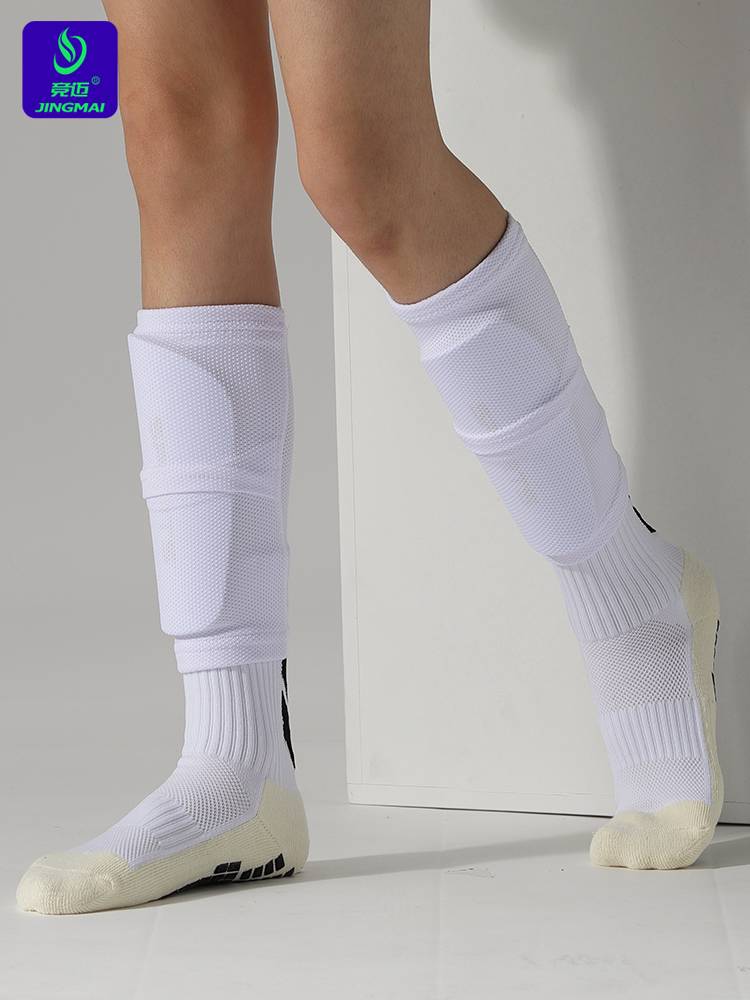 2024 New Legs and socks Set Men's Football Legs Fixed Set Children's Anti -Board Football Sock