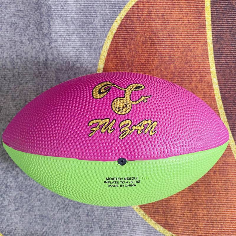 American rugby children's toy ball comfortable soft leather supernifiers, no injury to export high -quality rubber children's ball