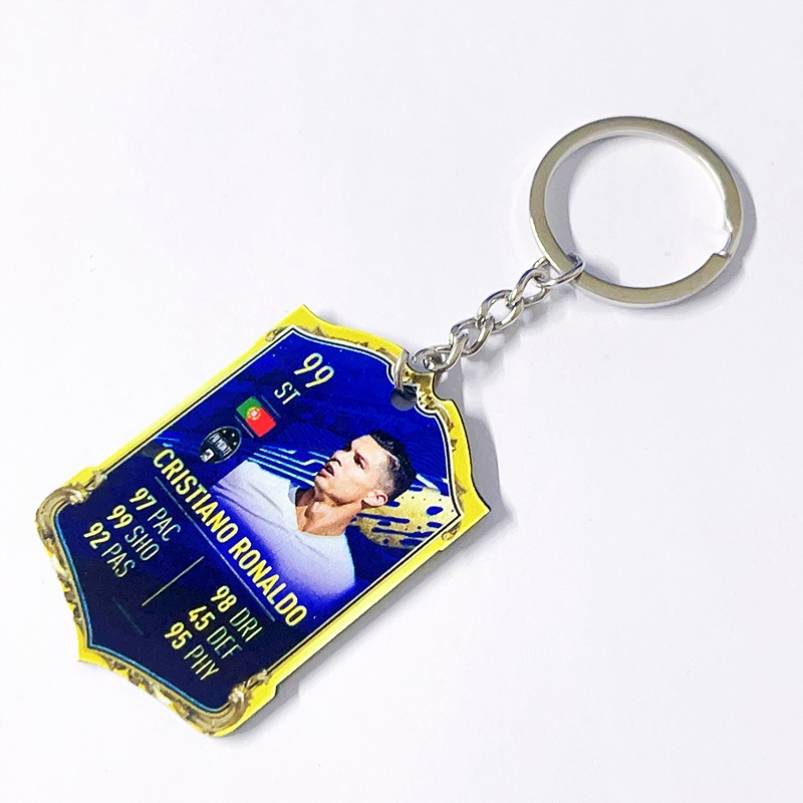 Football acrylic keychain -C Luo Wen 99