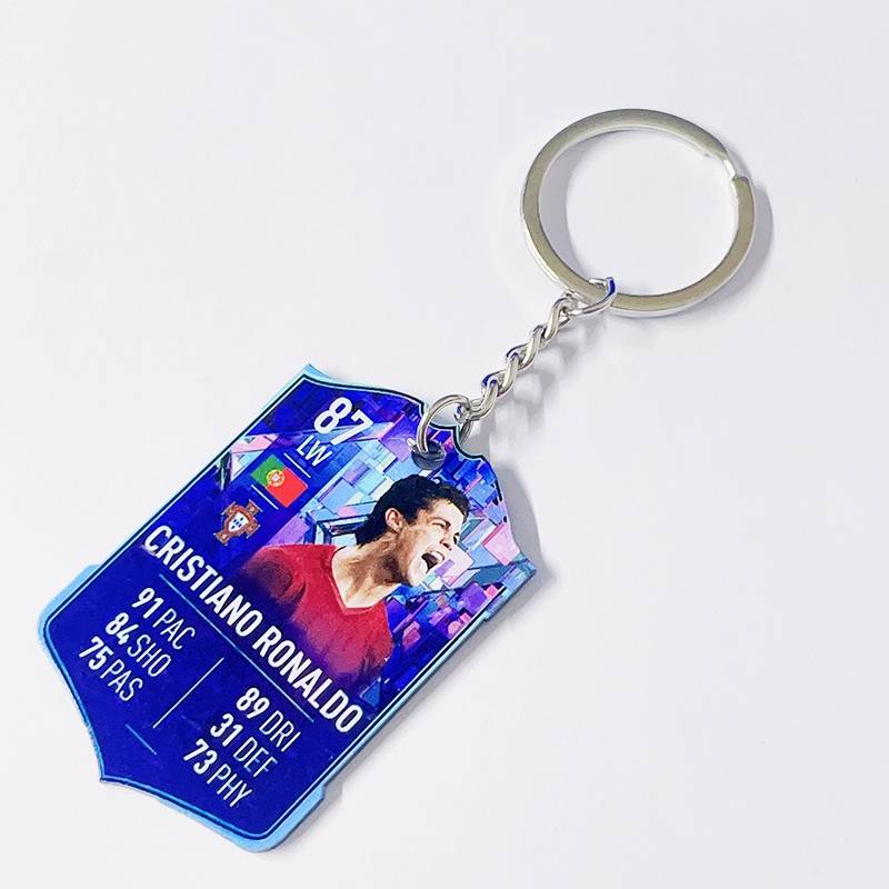 Football Acrylic keychain-C Ronaldina 87
