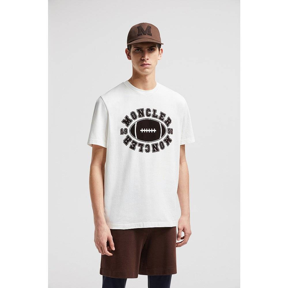 Moncler American Rugby Pattern T -shirt