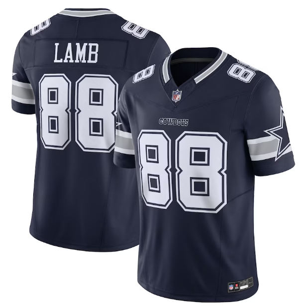 NFL Dallas Cowboys Rugby Uniform No. 88 Ceedee Lamb jersey sportswear