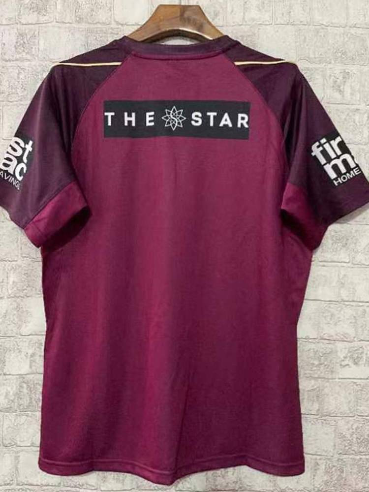 2024nrl Bronzban Mustang Flux Jersey Vests Short Sleeve Training Server Broncos Rugbyjersey