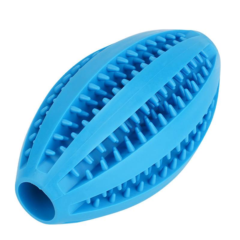 Pet supplies missing balls and molar puzzle, boring cats and dog football rubber elastic bite toy balls
