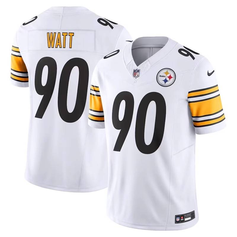 2023NFL Pittsburgh Stelers 90# TJ WATT Rugby Jersey