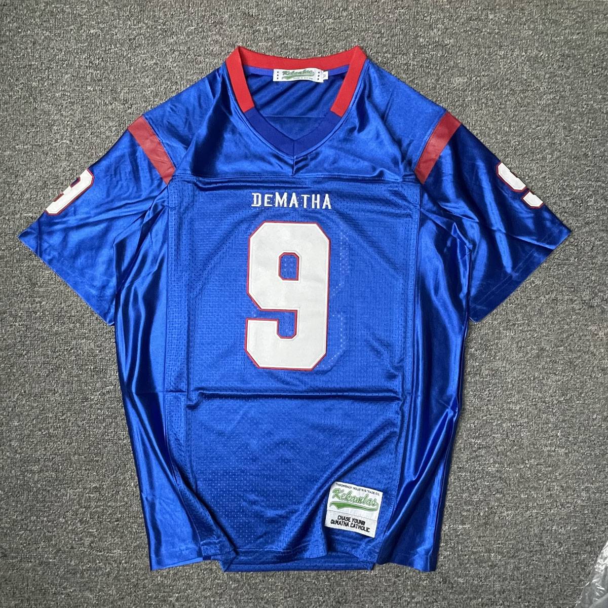 Wide brand summer short -sleeved rugby uniform large size men's and women breathable mesh eye embroidery personality oversize jersey T -shirt