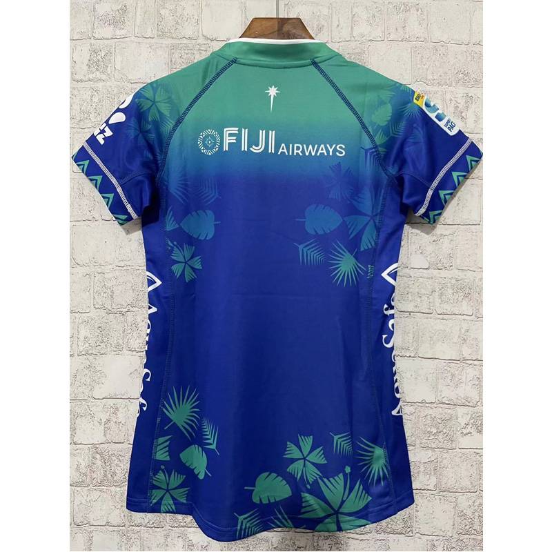 2024 New Fiji Women's Fortune Football Clothes Sports Women's Jersey Fiji Rugby Jerseys