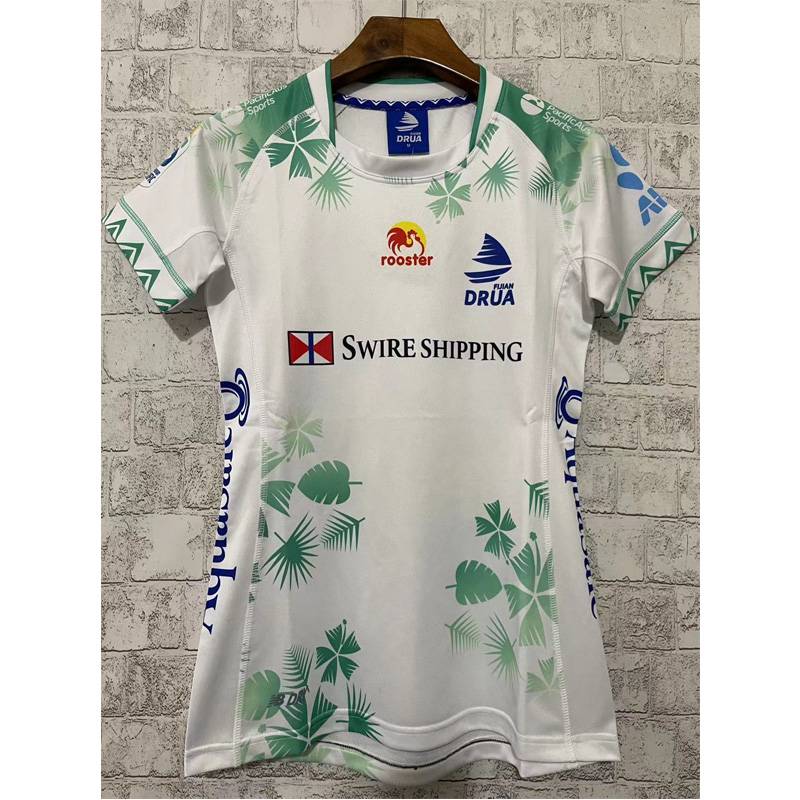 2024 New Fiji Women's Fortune Football Clothes Sports Women's Jersey Fiji Rugby Jerseys