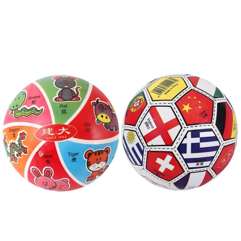 [Sending the cylinder] zodiac ball+national flag football