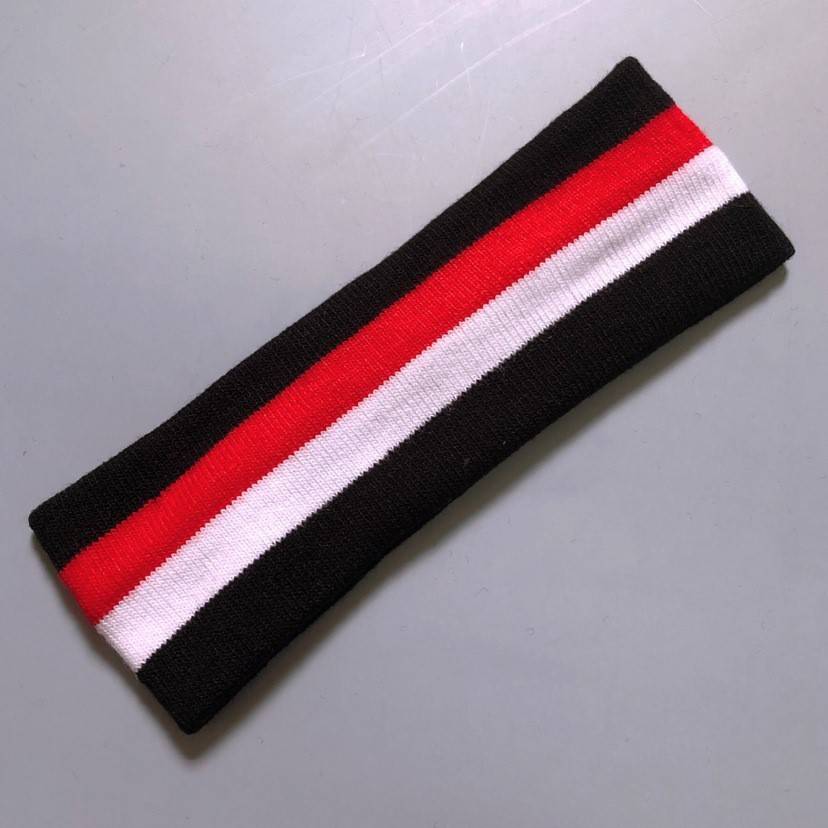 Red black and white stripe