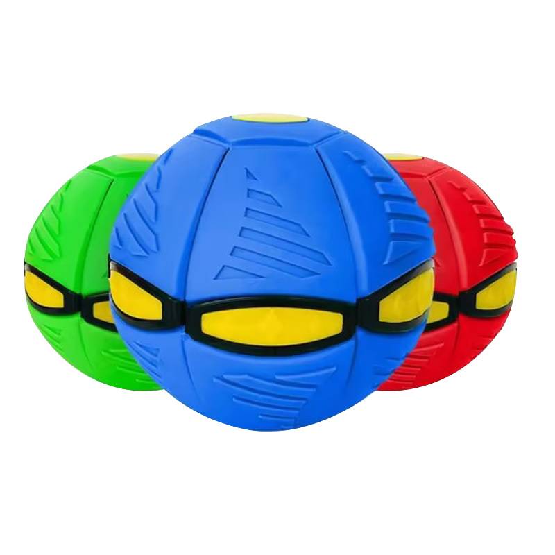 Children's elastic step stepping on the ball magic flying saucer deformation sphere toy spring skin ball baby outdoor sports ball toys