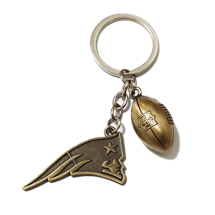 NFL Rugby New York Giant Packaging Patriot Dallas Denver Danfo Mustang Chief Key Buckle Hanging