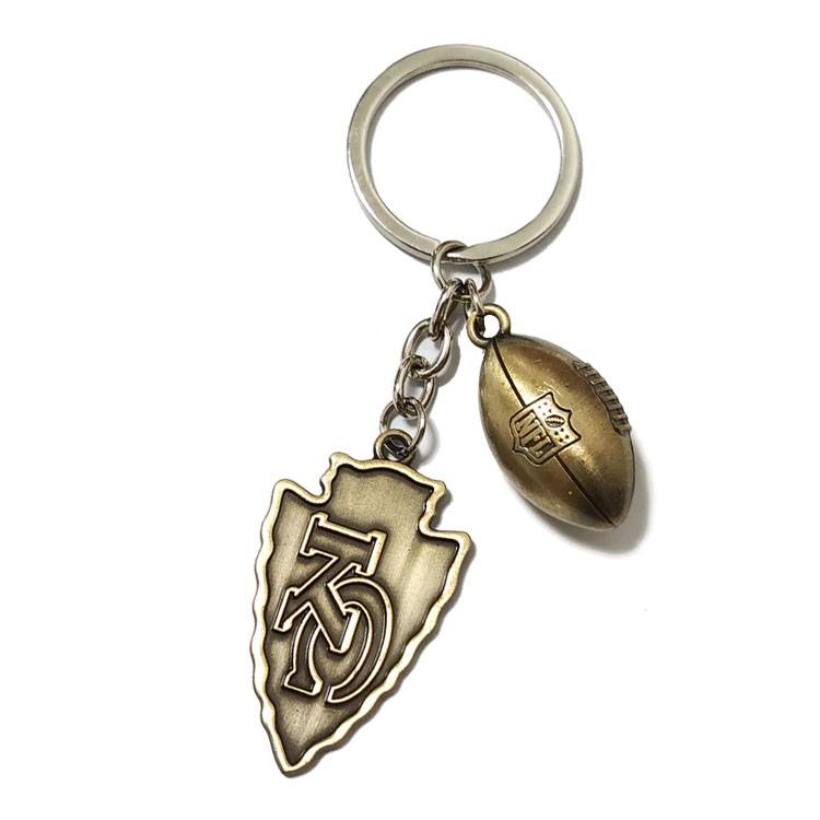 NFL Rugby New York Giant Packaging Patriot Dallas Denver Danfo Mustang Chief Key Buckle Hanging