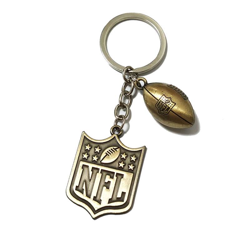 NFL Rugby New York Giant Packaging Patriot Dallas Denver Danfo Mustang Chief Key Buckle Hanging