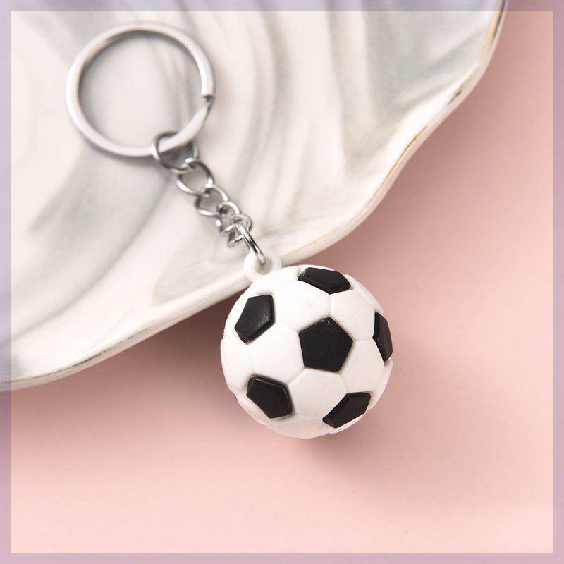 Simulation Ball Key Buckle Facky World Cup Football Basketball Rugby Tennis Pendant Fans Sports Sports Small Gifts