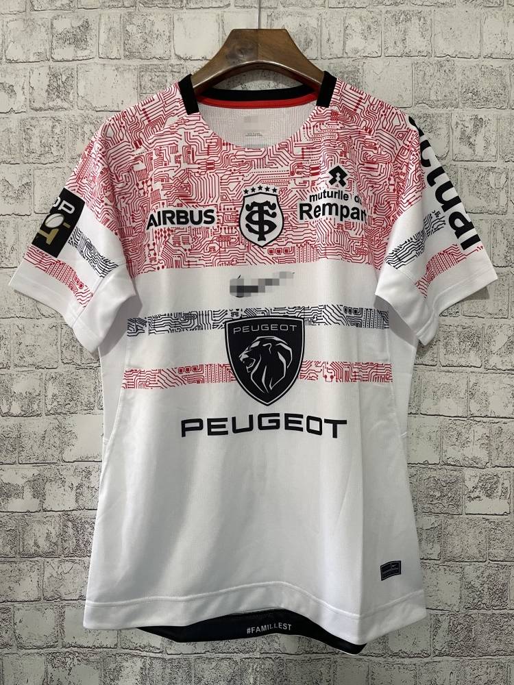 2023 Turus rugby clothes short -sleeved sports top Toulouse Rugby Jerseys