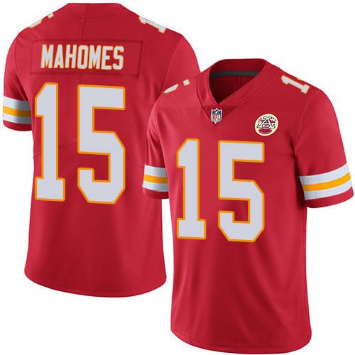 NFL rugby jersey KansaScityChiefs Chief 15 Mahomes second -generation legendary embroidery jersey