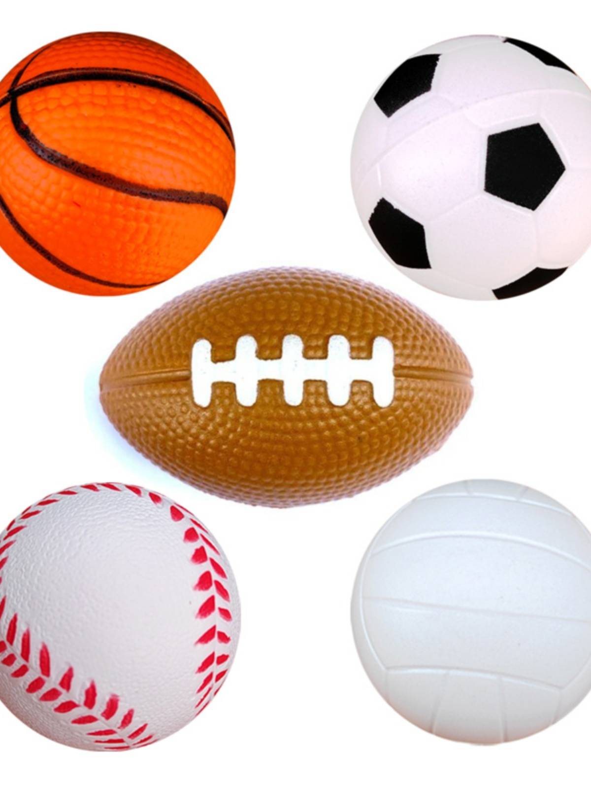 4cm Children's Toy Fan You Basketball Football can play the kindergarten baby toy ball solid sponge ball