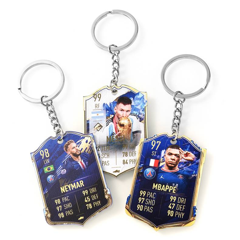 Football acrylic keychain (buy two get one free)