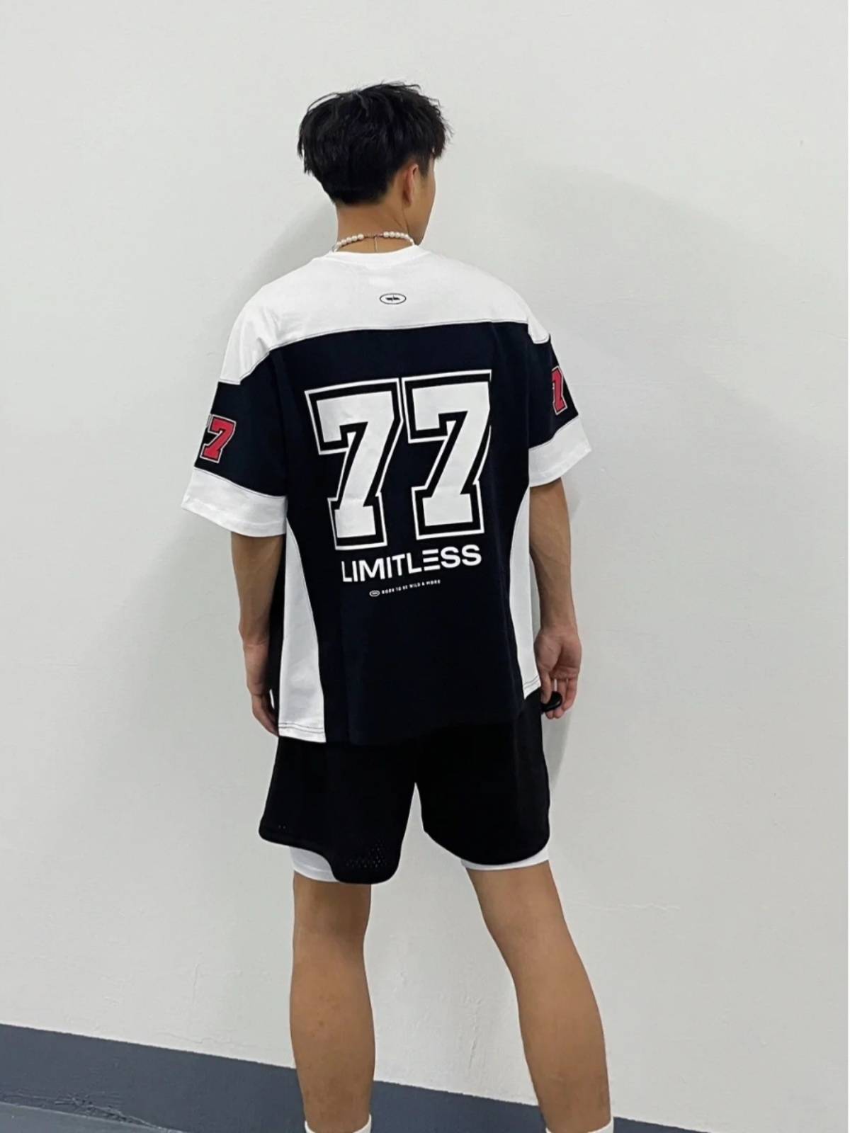 77 Ice Hockey Short Sleeve American Retro Sports Gaojie Casual Rugby Uniform Basketball Hip -Hop Jersey T -shirt Male