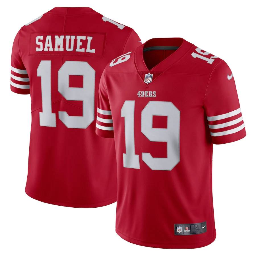 NFL rugby uniform 49ERS 49 people 19#Samuel#85kittle#92young embroidered jersey