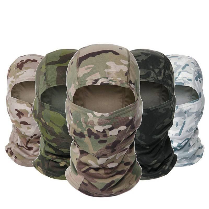 MC multi -terrain camouflage tactical mask camouflage cover is covered as sunscreen shades outdoor outdoor climbing campaign