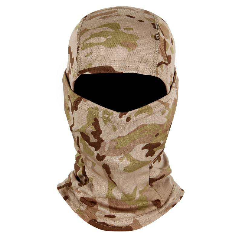 MC multi -terrain camouflage tactical mask camouflage cover is covered as sunscreen shades outdoor outdoor climbing campaign