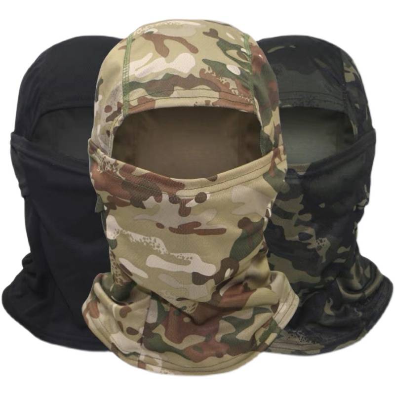 MC multi -terrain camouflage tactical mask camouflage cover is covered as sunscreen shades outdoor outdoor climbing campaign