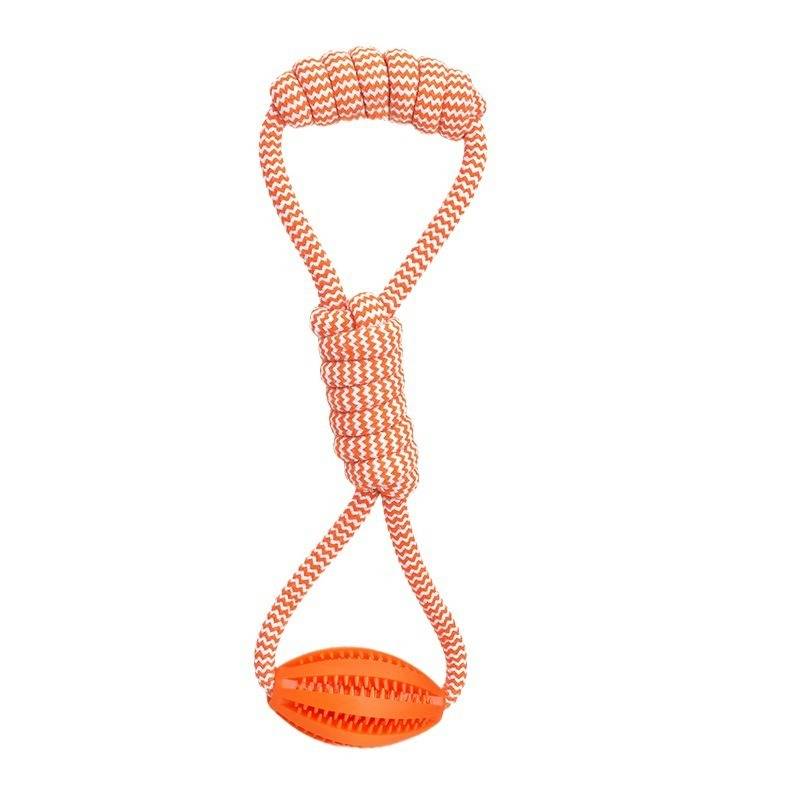 Pet dog toy toy cotton ropes pulling the ball to relieve stuffy teeth, teeth grinding toys olive watermelon ball cats and dog supplies