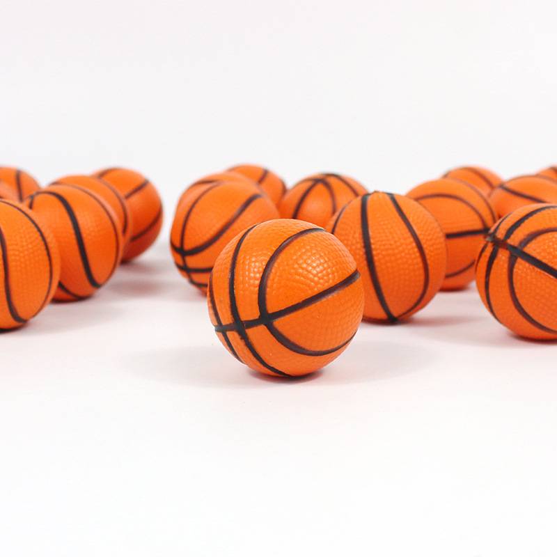 4CM mini small basketball football rickson cake decoration children's small toys elastic basketball solid sponge ball