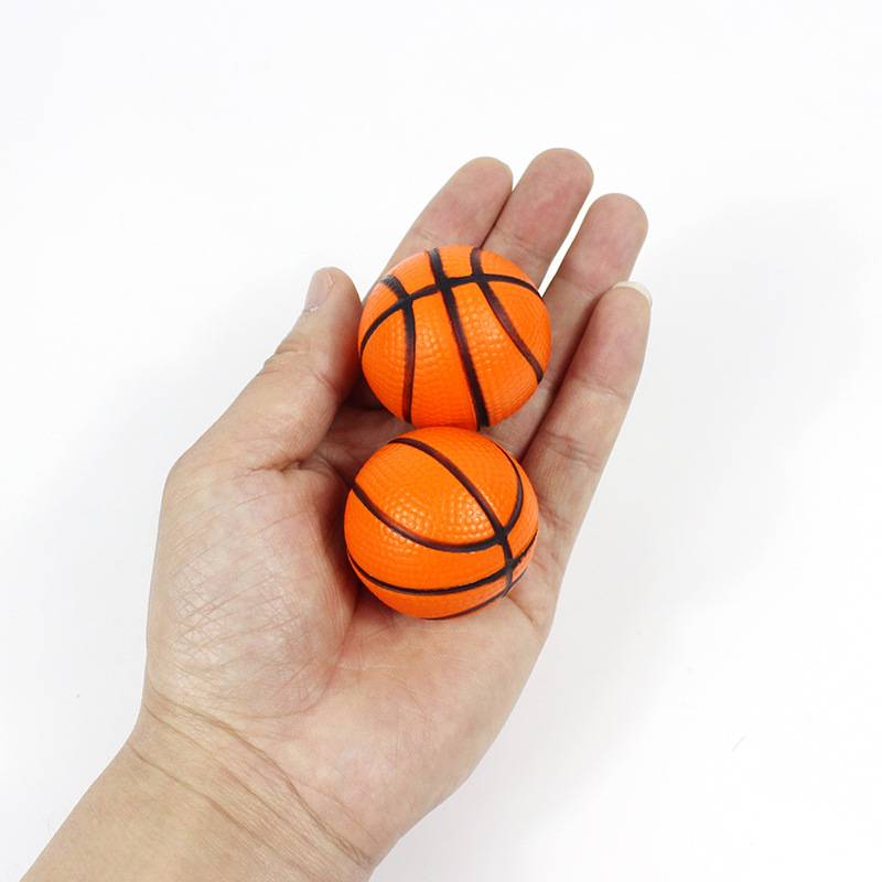 4CM mini small basketball football rickson cake decoration children's small toys elastic basketball solid sponge ball