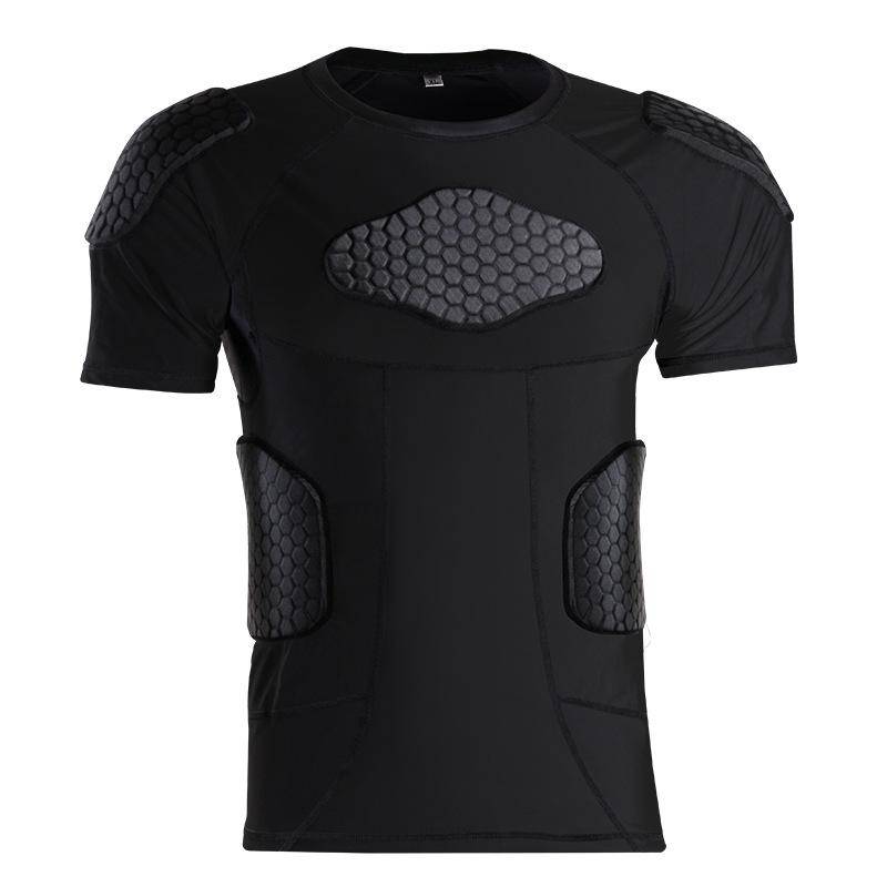 Rugby Rugby Anti -Anti -Protective Basketball Basketball Elbow Kneel Kneeling Male Terminal Protective Bao Bao Lao Training Short Sleeve Shorts