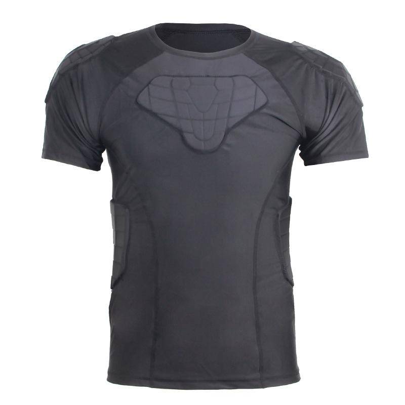 Rugby Rugby Anti -Anti -Protective Basketball Basketball Elbow Kneel Kneeling Male Terminal Protective Bao Bao Lao Training Short Sleeve Shorts