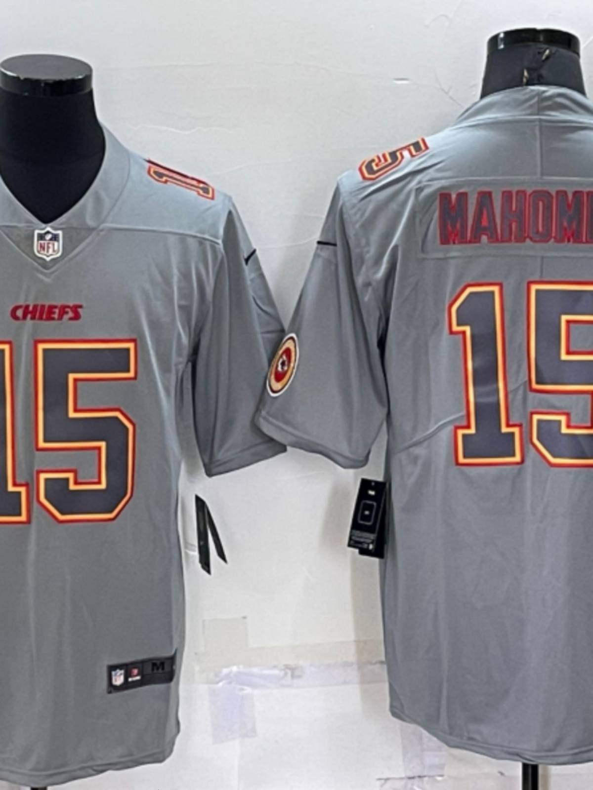 2023 Super Bowl NFL Rugby Services Kansas Emirates No. 15 Mahomes second -generation legendary embroidery jersey