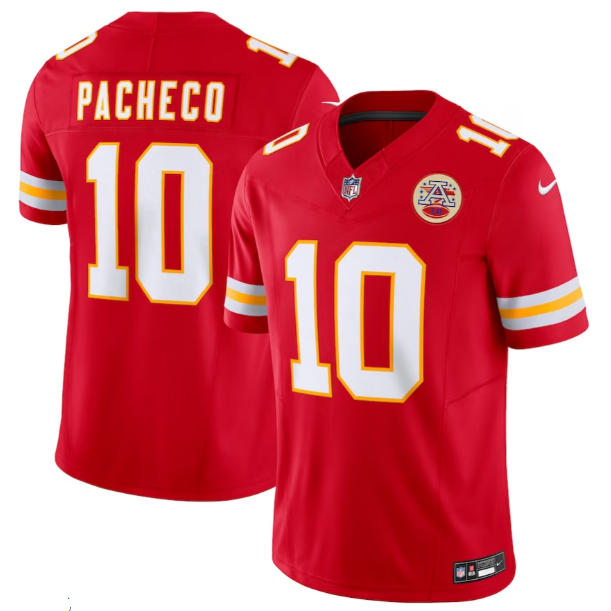 Kansas City Chief Kansas City Chiefs Rugby Uniform No. 10 Isiah Pacheco jersey