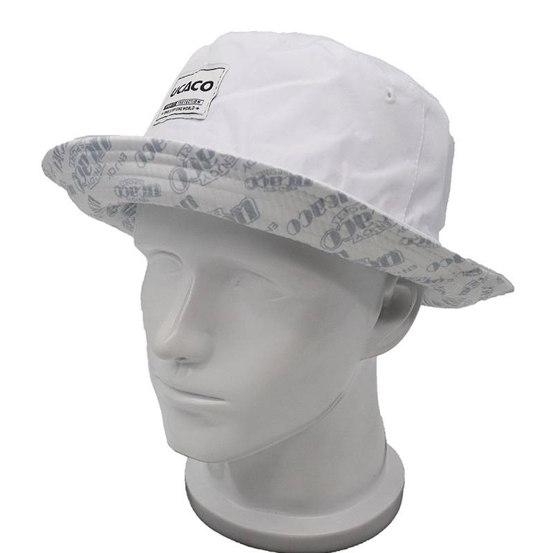 White-Fisherman Hat M51-56cm