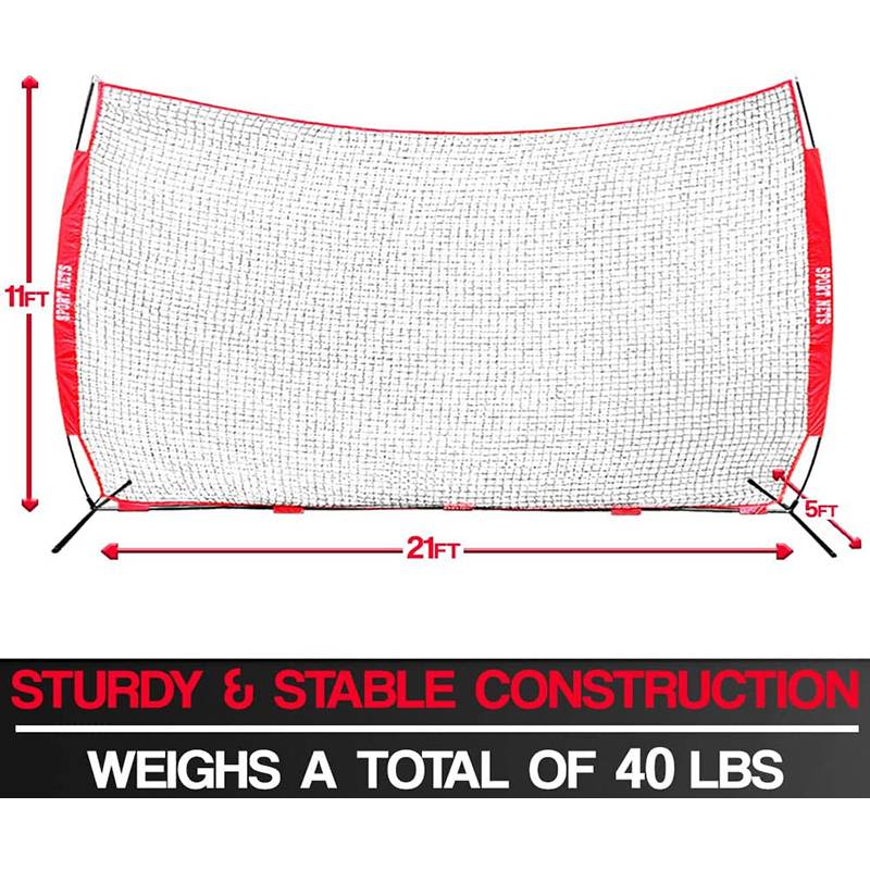 21x11 feet baseball network