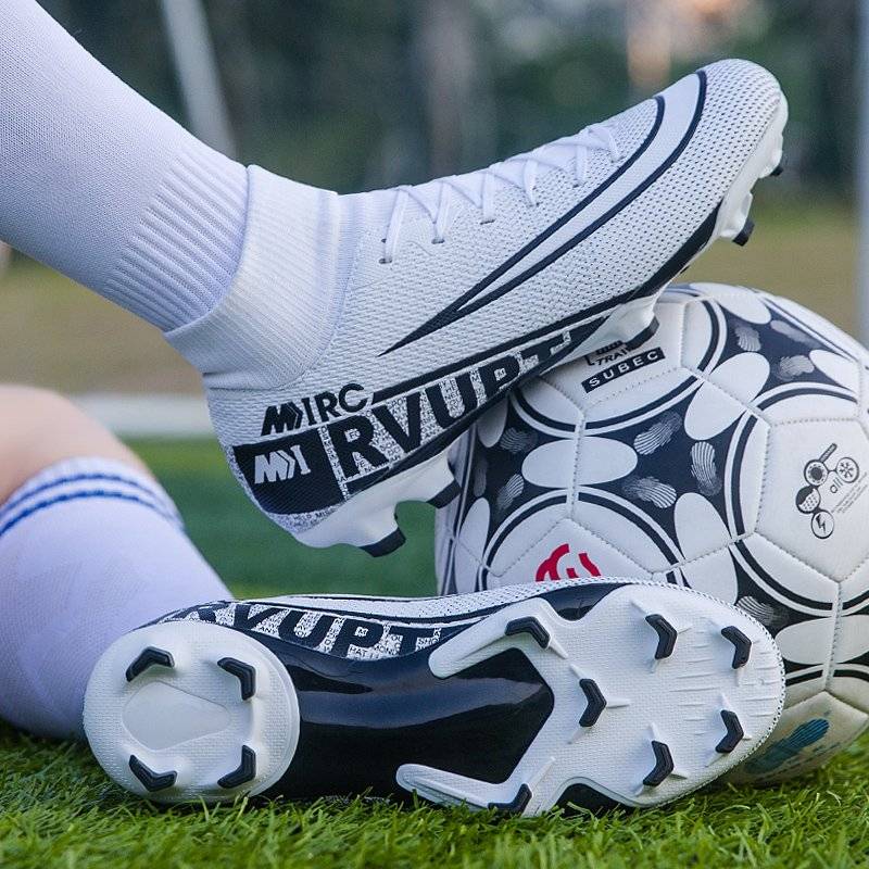 Nike co -famous rugby shoes genuine C Ronaldo assassin men's high -top female crushing nail children's anti -slip AG long nail students