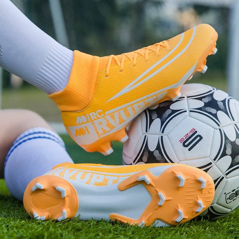 Nike co -famous rugby shoes genuine C Ronaldo assassin men's high -top female crushing nail children's anti -slip AG long nail students