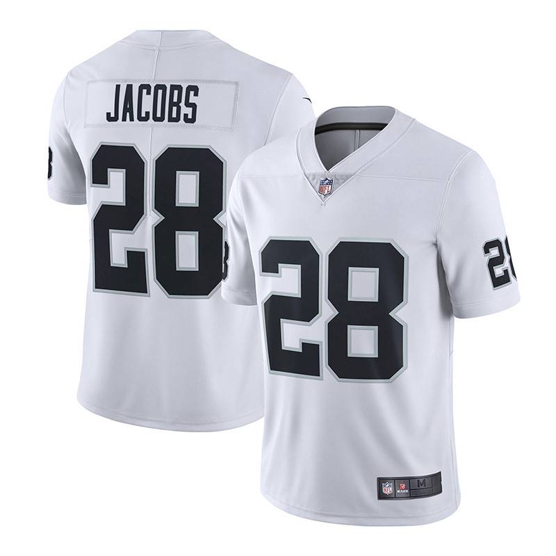 NFL rugby uniform Oakland Raiders Auckland Rie No. 28 Jacobs jersey embroidery version