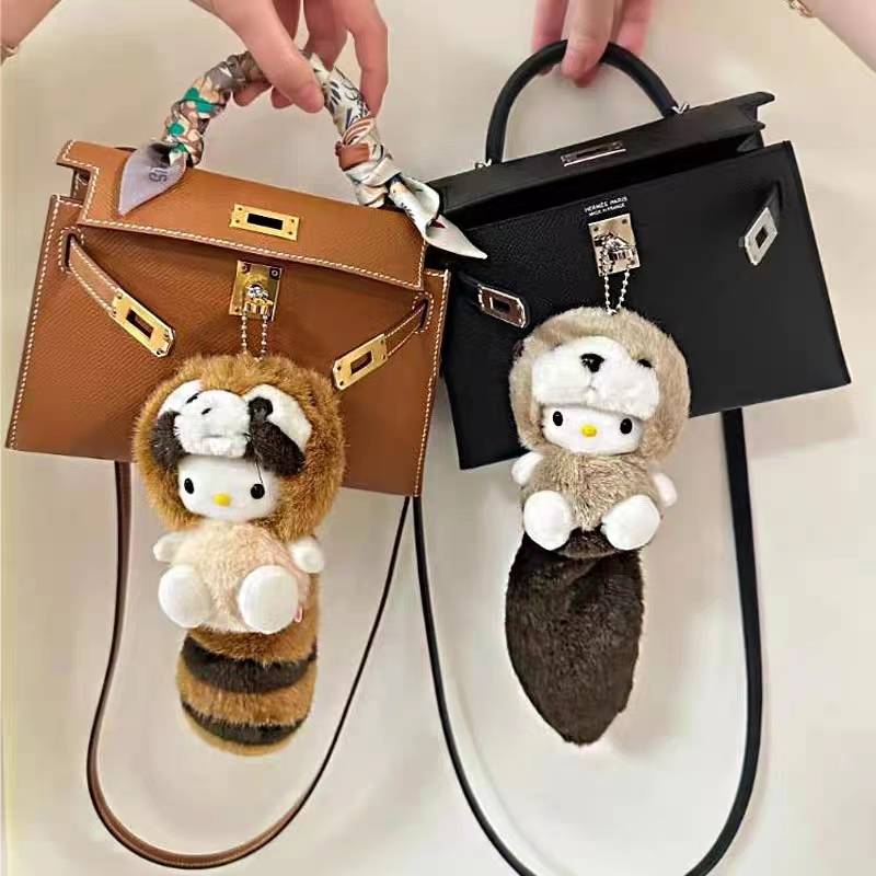Rugby hello kitty bag hanging jewelry.