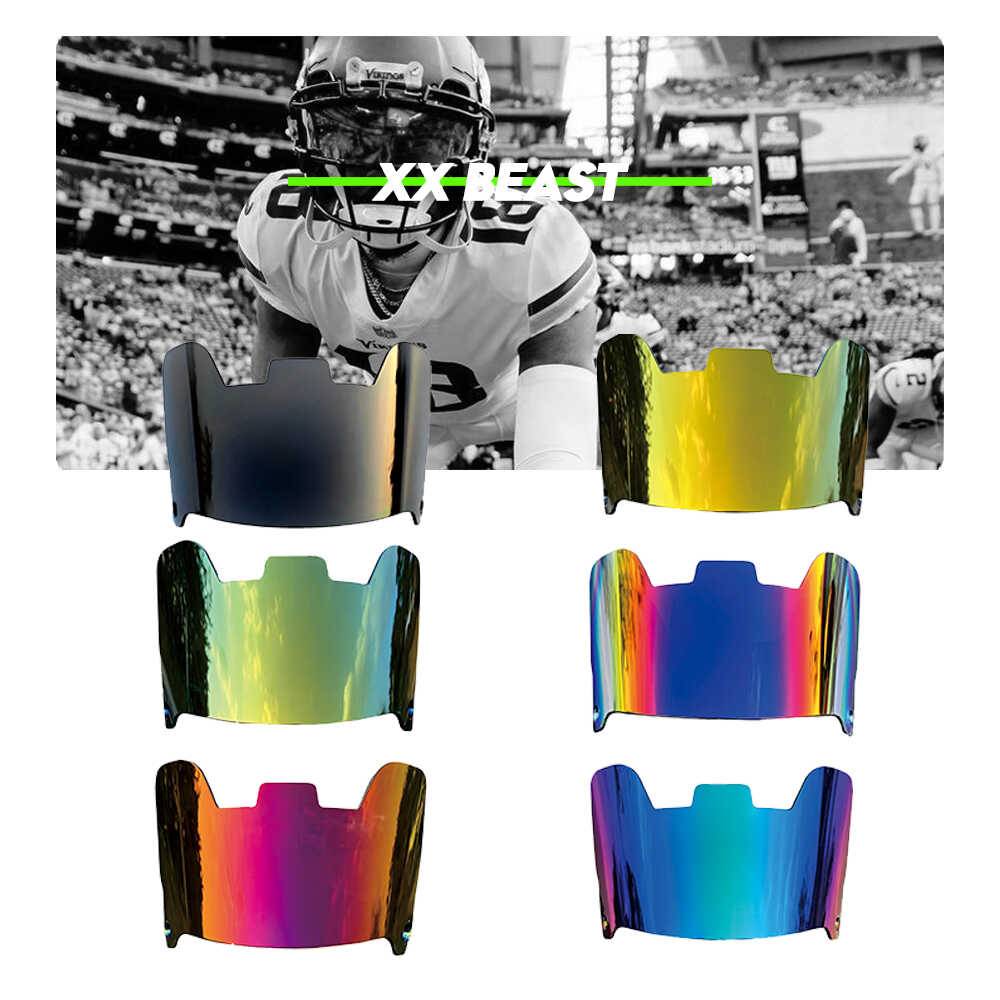 Rugby helmet care mirror professional rugby helmet barrier care mirror professional anti -dizziness anti -scratch anti -anti -ultraviolet rays