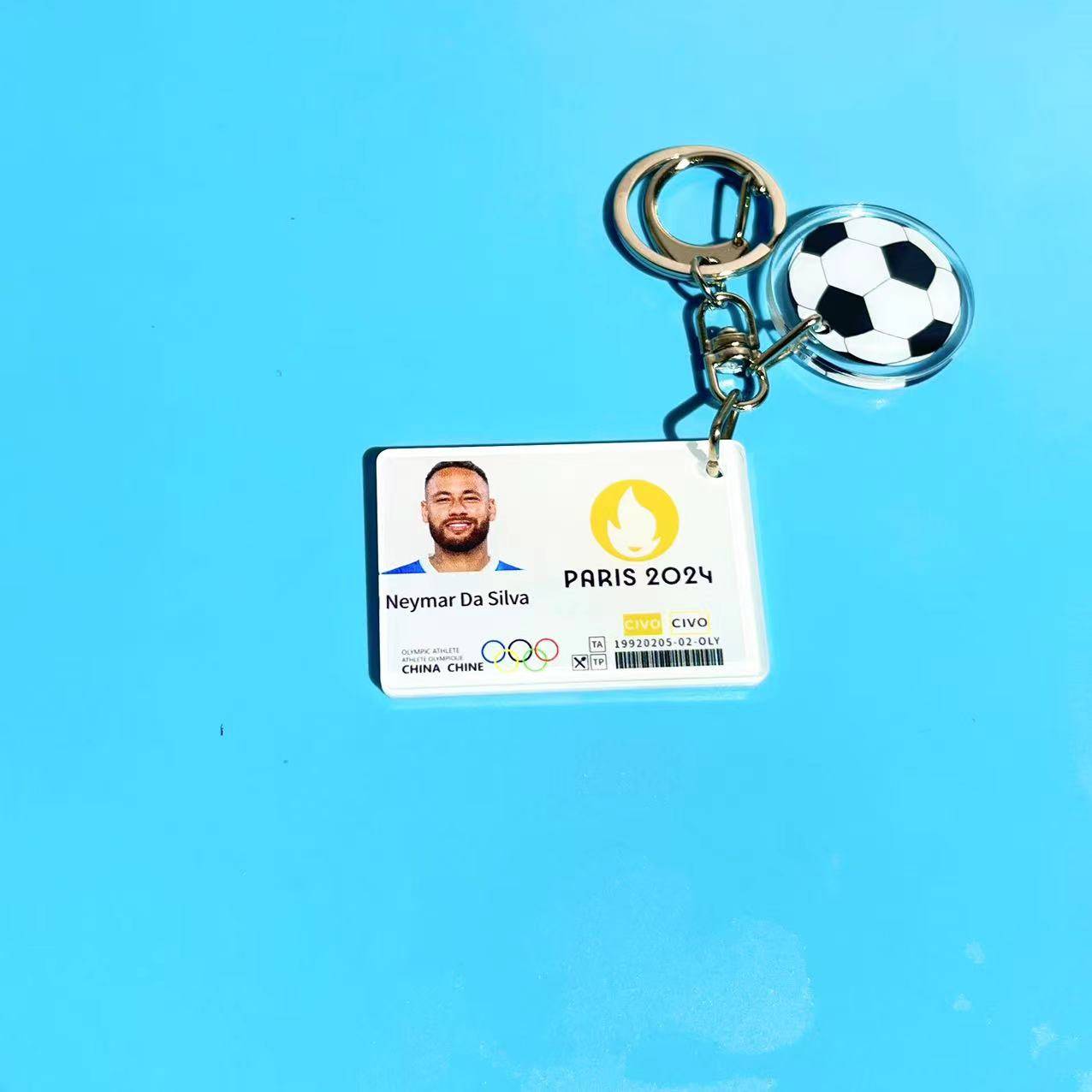 Neymar participating card+football