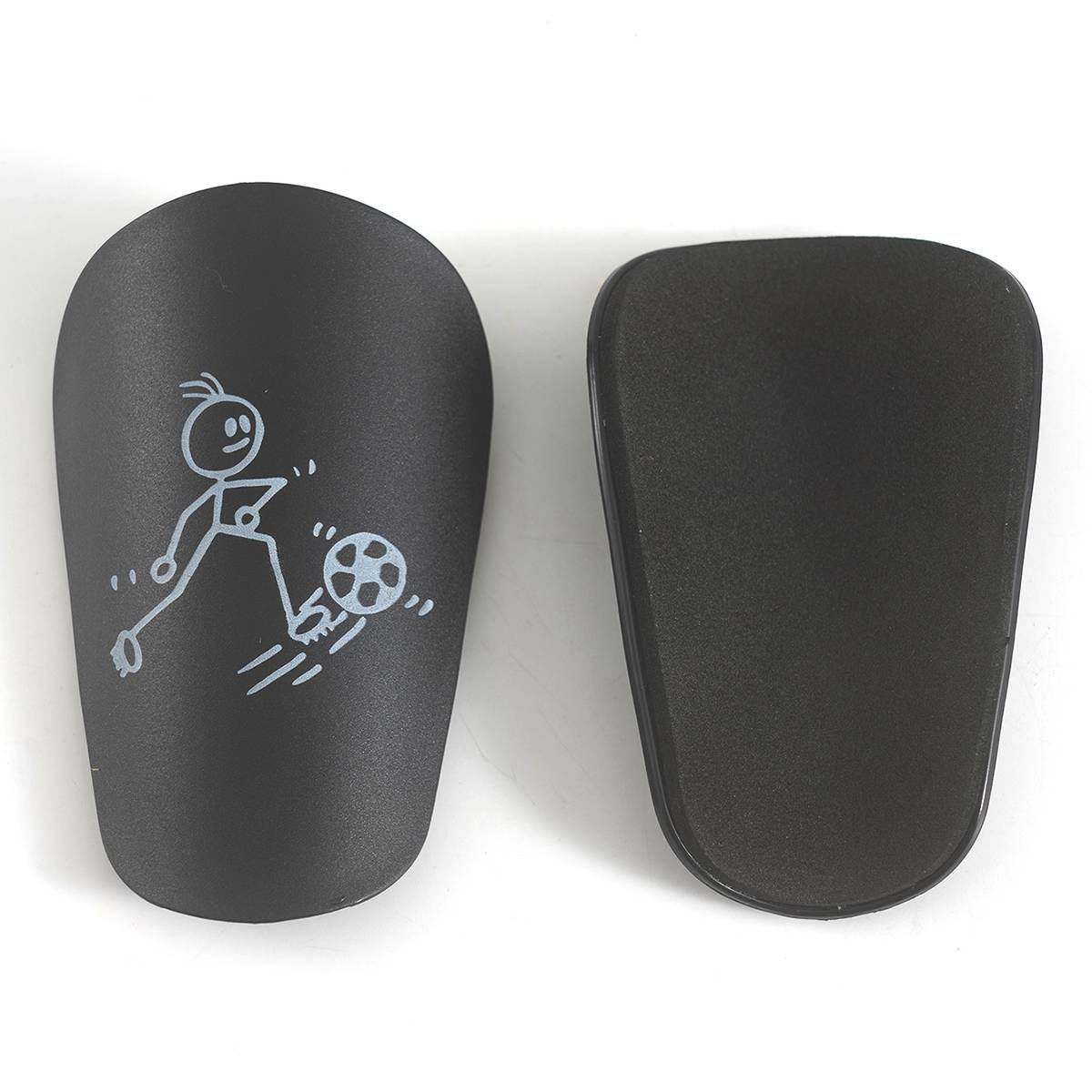 (Black) kick football leg protection board (S code 10cm long 6cm wide)